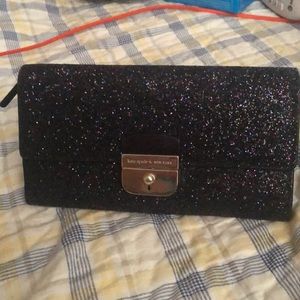 Kate Spade glitter wallet $100 obo